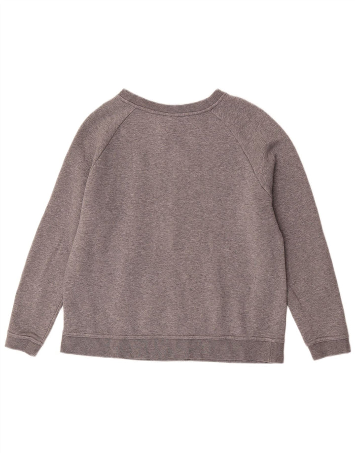 Ženska trenirka Nike Graphic Sweatshirt UK 14 srednje sivi flekasti pamuk
