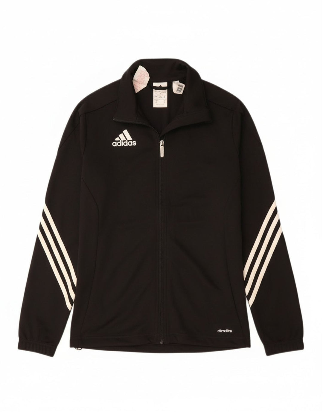 Gornja jakna od trenirke Adidas Climalite 13-14 godina, crni poliester