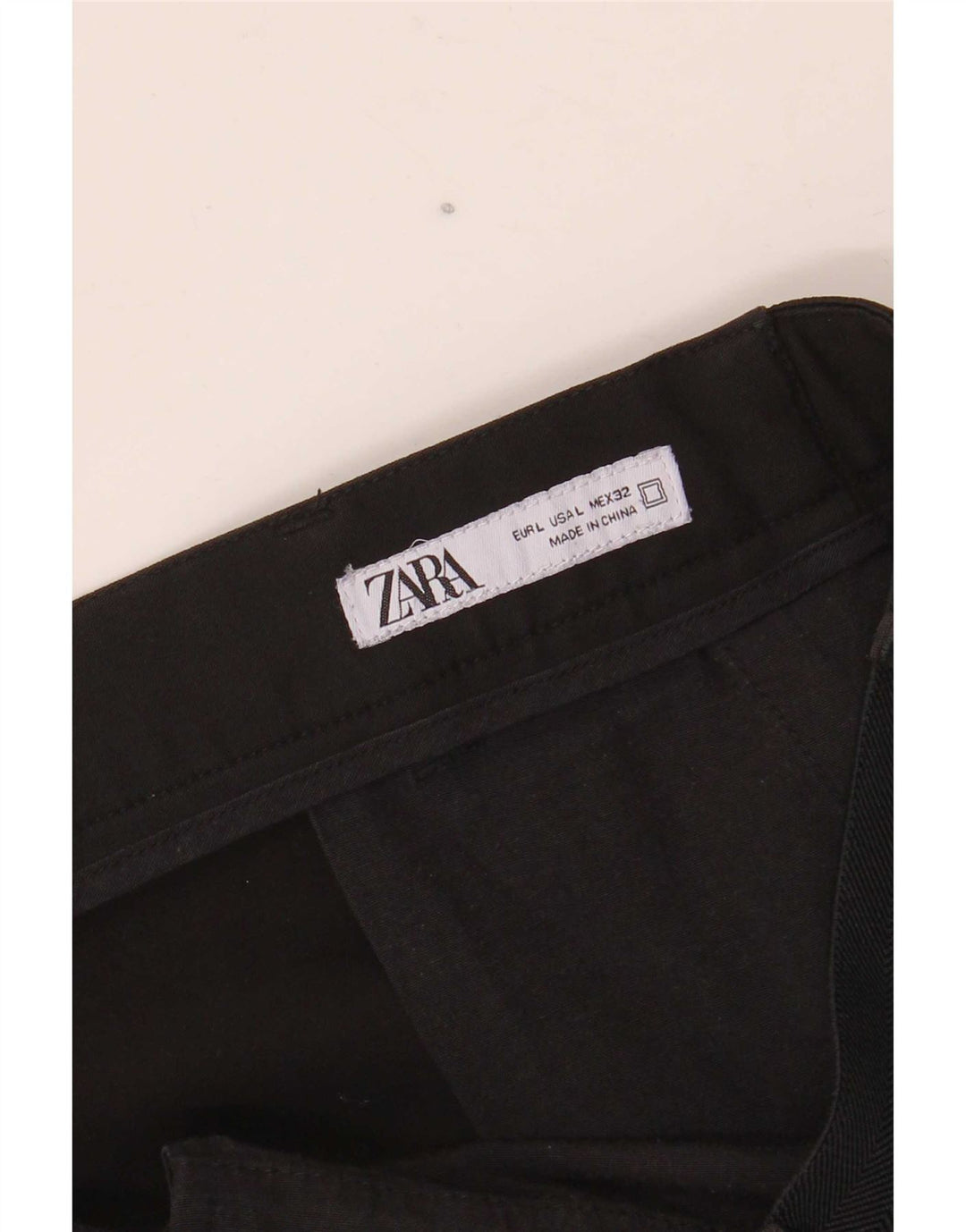 Zara muške uske chino hlače Large W32 L27 crne