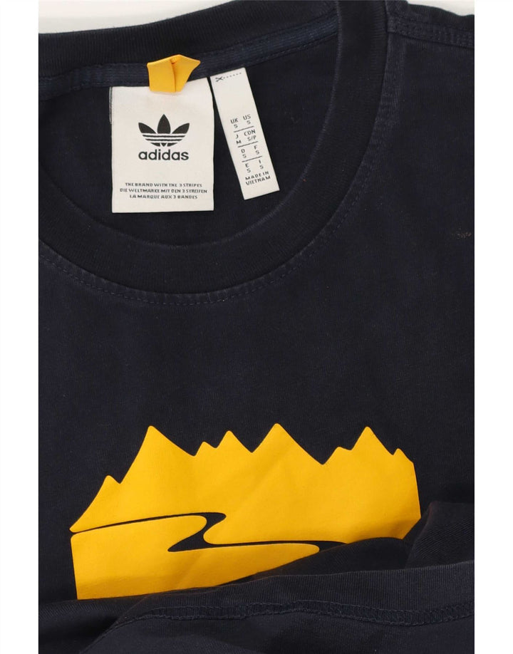 Adidas muška majica kratkih rukava s grafičkim motivima, mala tamnoplava