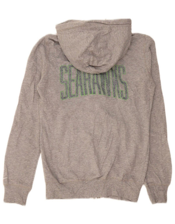 Ženski pulover s kapuljačom s patentnim zatvaračem Nike Seattle Seahawks UK 10 Small Grey Flected