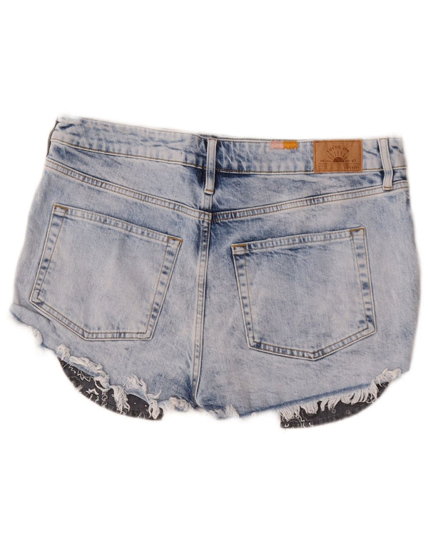 Superdry ženske vruće hlačice od trapera W32, veliki plavi pamuk