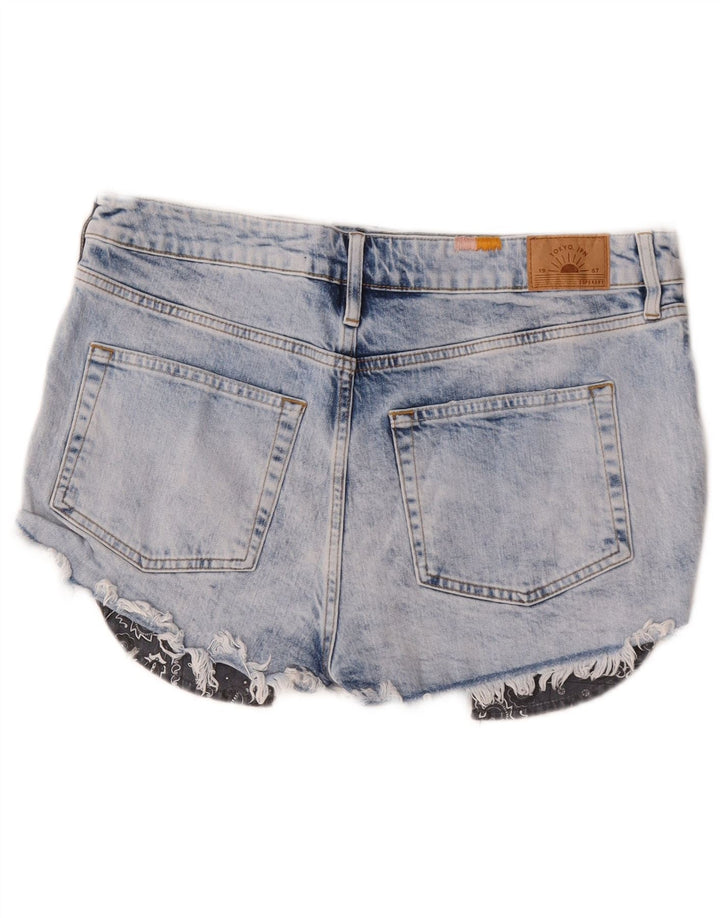Superdry ženske vruće hlačice od trapera W32, veliki plavi pamuk