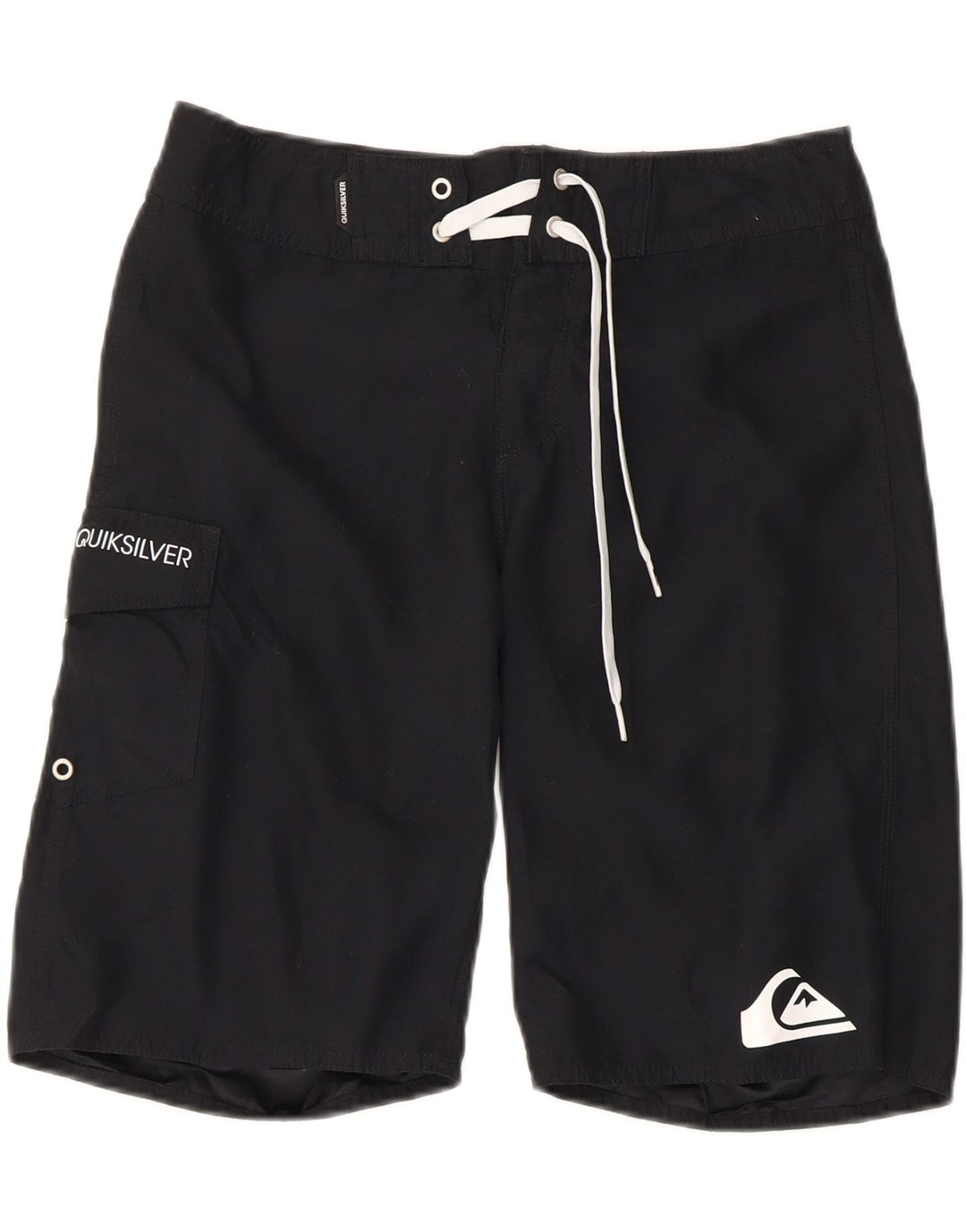 Quiksilver muške kratke hlače za kupanje s grafičkim motivima male crne poliesterske