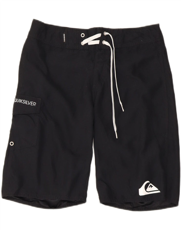 Quiksilver muške kratke hlače za kupanje s grafičkim motivima male crne poliesterske