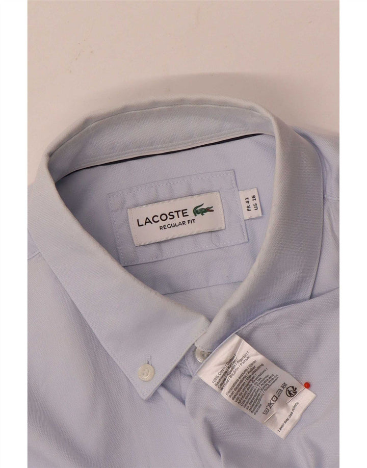 Lacoste muška košulja standardnog kroja VELIČINA 41 16 velika plava pamuk