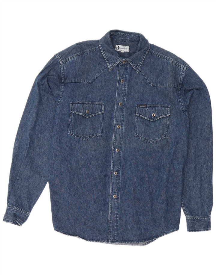 Sergio Tacchini muška traper košulja Srednje tamnoplavi pamuk