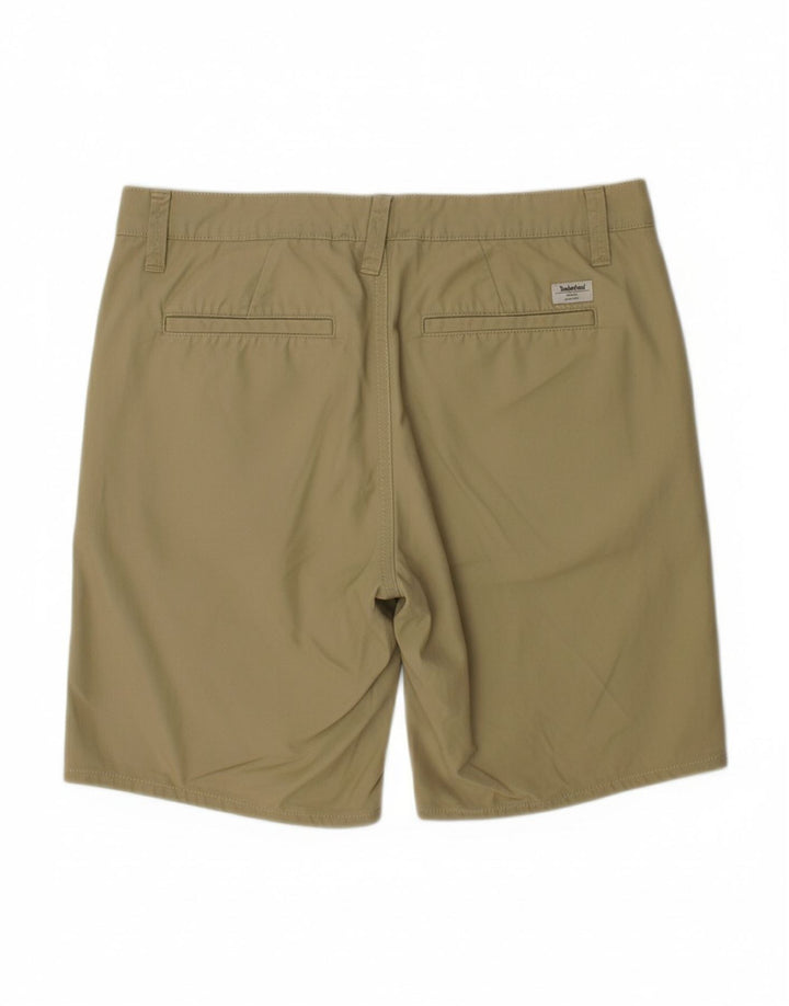 TIMBERLAND Mens Chino Shorts W30 Medium Beige Cotton