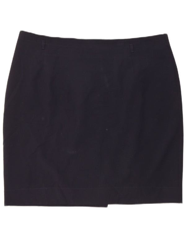 Marks & Spencer ženska pencil suknja UK 20 2XL W38 tamnoplavi poliester
