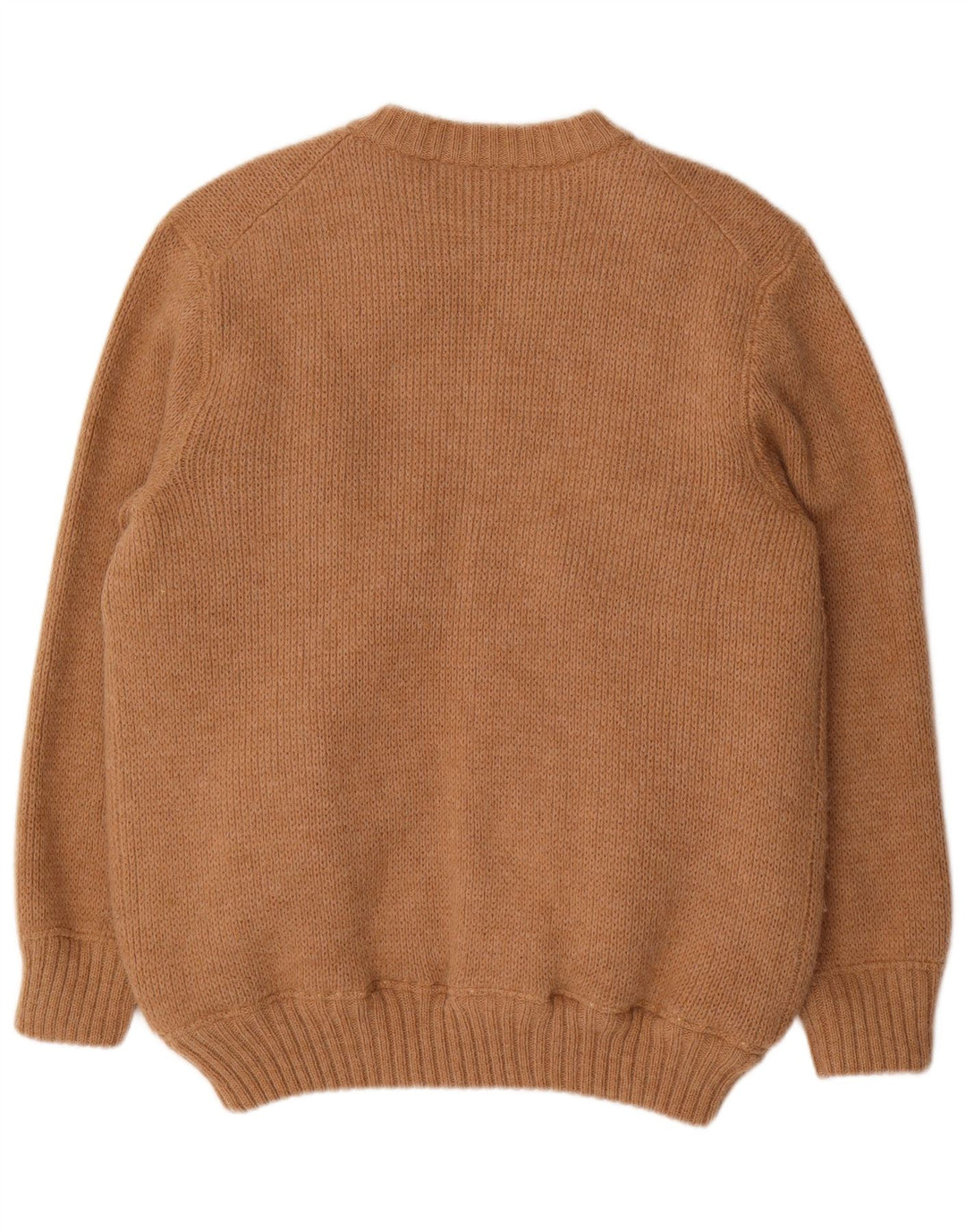 Vintage muški šerpa kardigan pulover IT 52 veliki bež