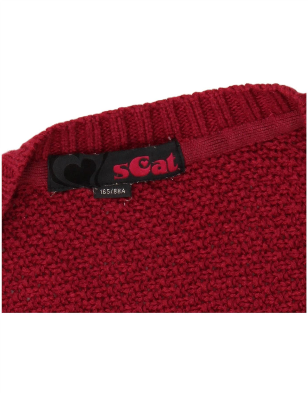 Vintage ženski kardigan džemper s krilima šišmiša UK 14 Veliki ružičasti