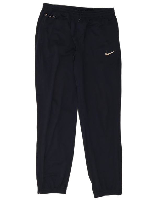 Nike Mens Dri Fit Trenirka Hlače Joggers Large Navy Blue Poliester