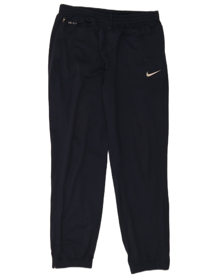 Nike Mens Dri Fit Trenirka Hlače Joggers Large Navy Blue Poliester