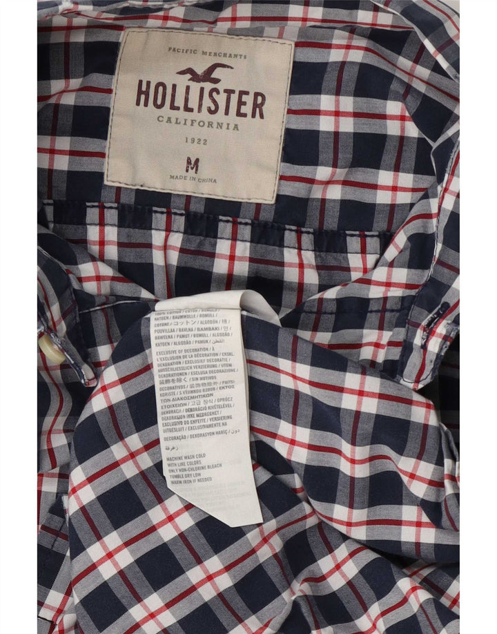Hollister muška košulja Srednja tamnoplava karirana pamuk