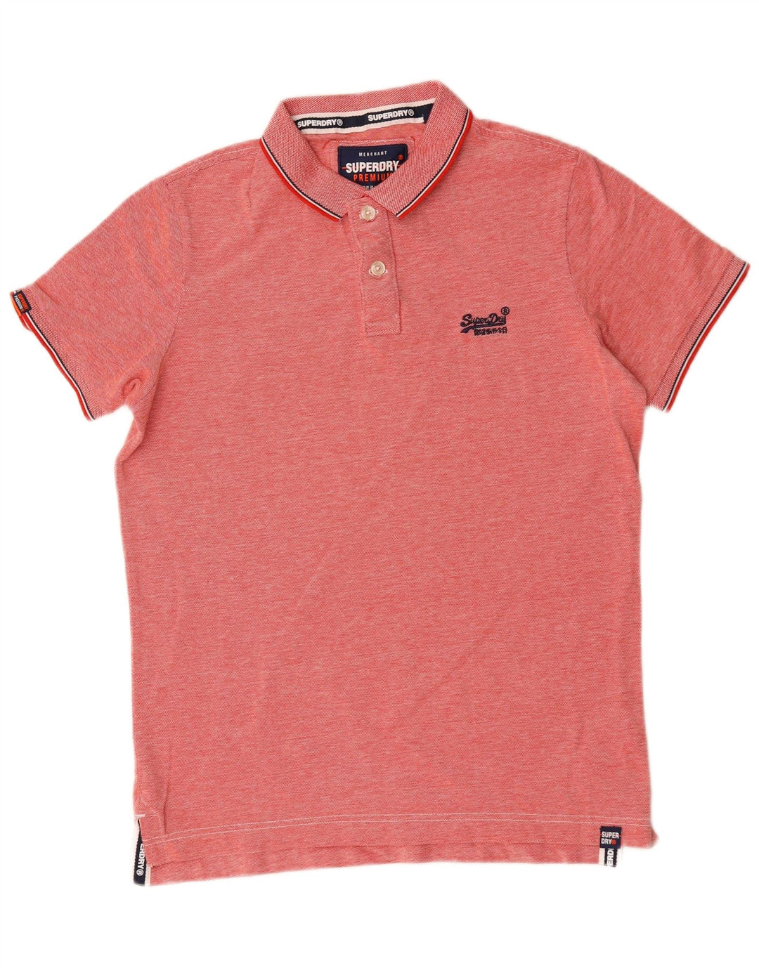 Superdry muška polo majica, veliki crveni flekasti pamuk