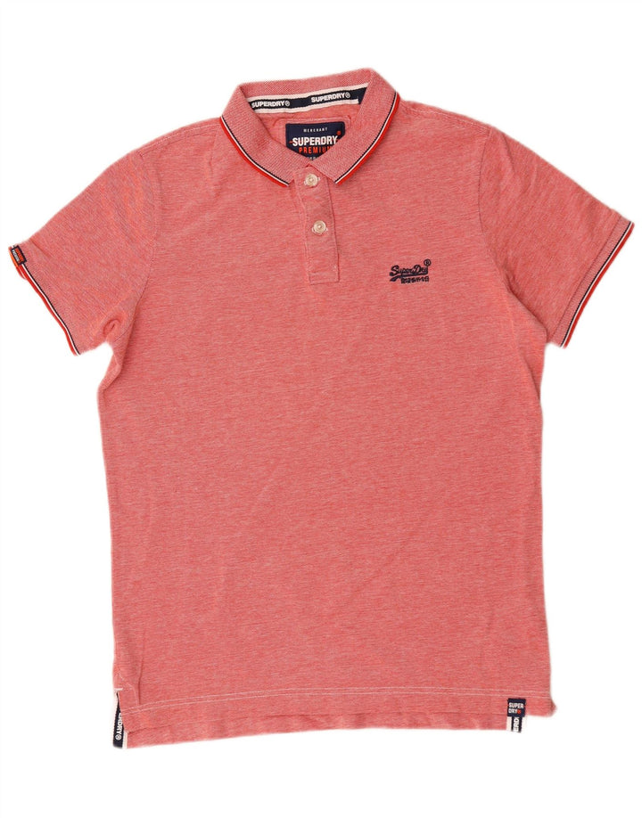 Superdry muška polo majica, veliki crveni flekasti pamuk