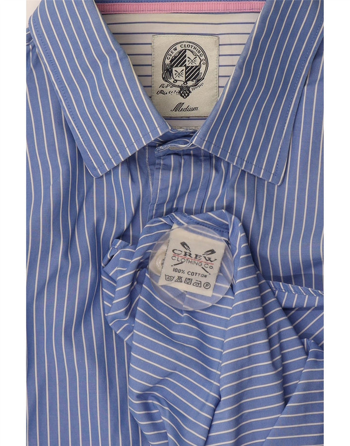 Crew Clothing Muška košulja, pamuk srednje plave pruge