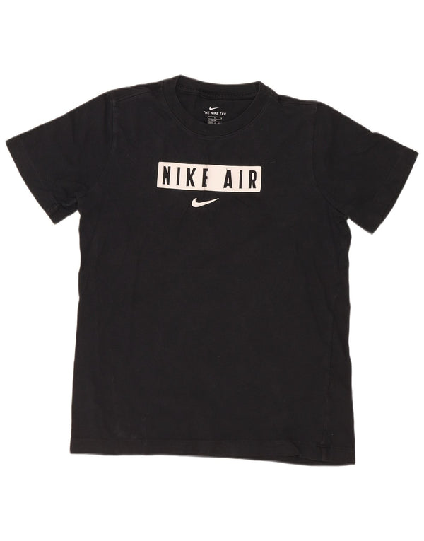 Nike Boys Graphic T-Shirt Top 12-13 Years Large Crni Pamuk