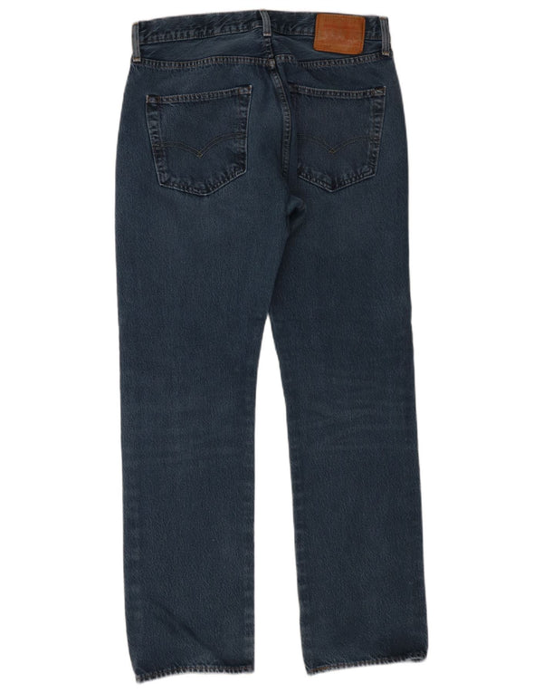 Levi's muške 501 ravne traperice W32 L32 plavi pamuk