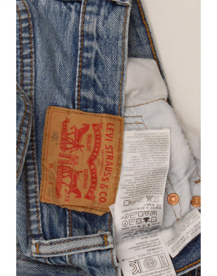 Levi's muške 501 ravne traperice W32 L30 plavi pamuk