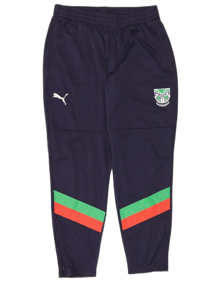 PUMA muške hlače za trenirku Warriors XL tamnoplavi poliester u boji