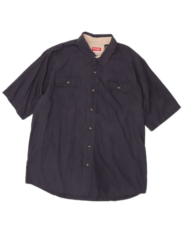 Wrangler muška majica kratkih rukava XL tamnoplavi pamuk