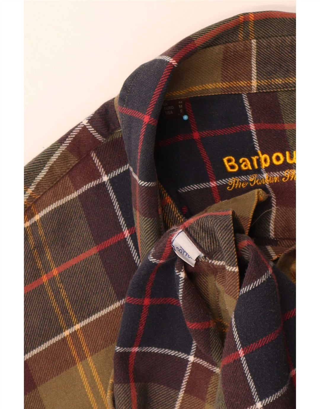 Barbour muška flanelska košulja standardnog kroja Srednje zelena karirana pamuk