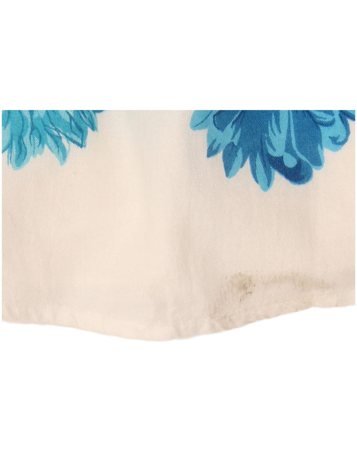 Desigual ženski sarafan za plažu UK 10 Mali bijeli cvjetni