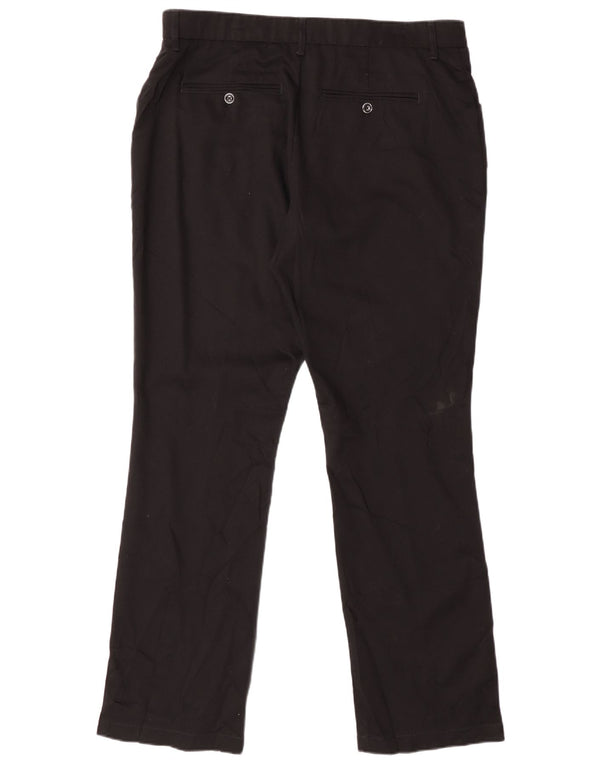 Lee ženske ravne ležerne hlače Total Freedom US 14 XL W34 L31 crne