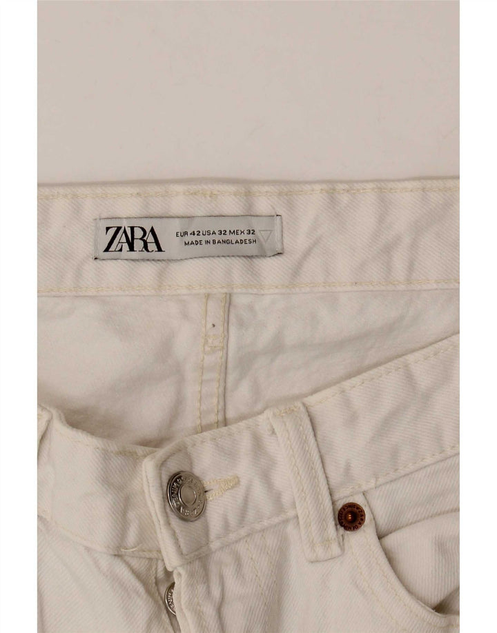 Zara muške skraćene uske traperice EU 42 velike W32 L26 bijele