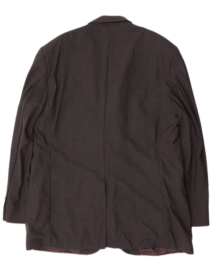 Brooks Brothers muška duga jakna sa 2 gumba UK 46 3XL siva vuna