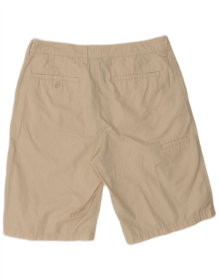 Vintage muške chino kratke hlače W33 srednje bež poliester
