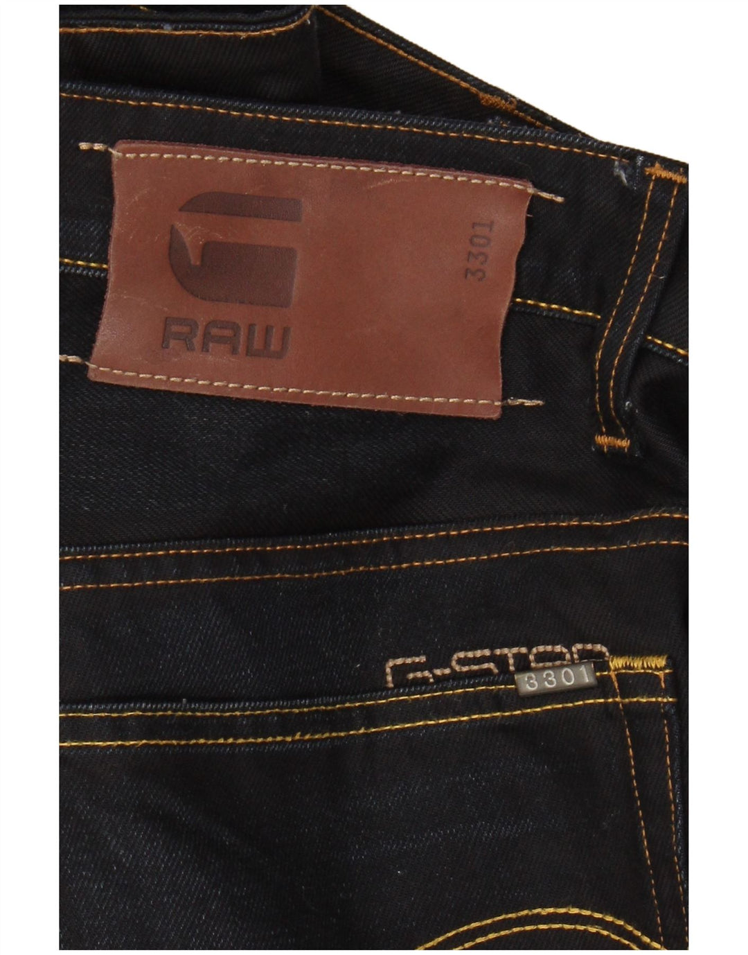 G-STAR muške 3301 niske sužene traperice W30 L32 tamnoplavi pamuk