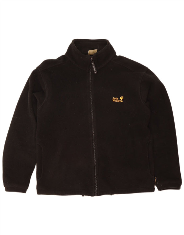 Jack Wolfskin muška flis jakna UK 36/38 srednji crni poliester
