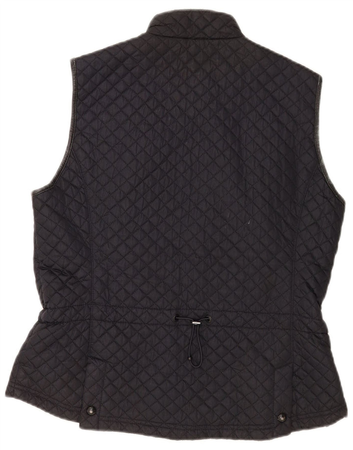 Ženska prošivena jakna Massimo Dutti UK 18 XL crni poliester