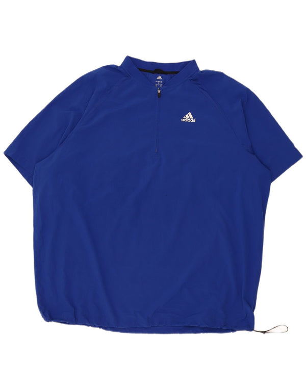 Adidas muška pulover trenirka kratkih rukava 3XL plavi poliester