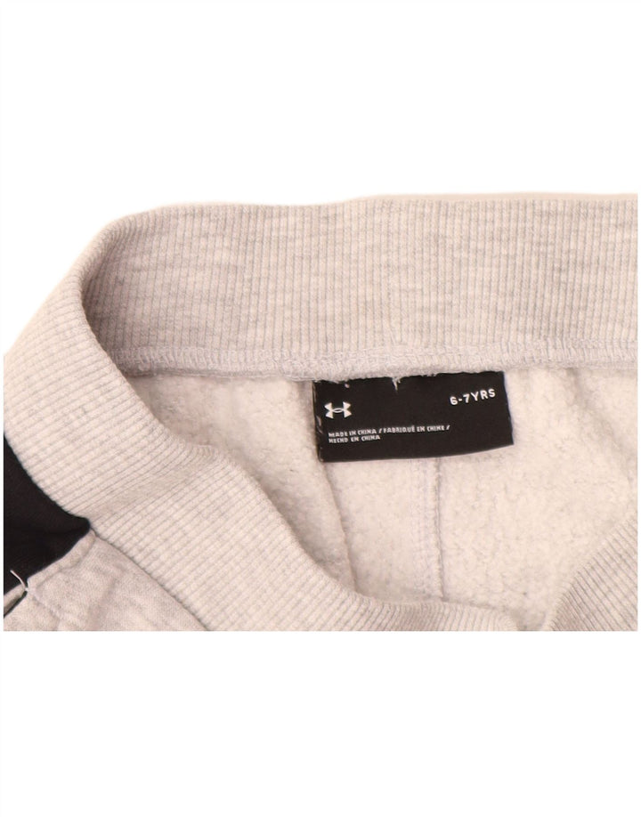 UNDER ARMOUR Kratke sportske hlače za dječake, 6-7 godina, sive boje