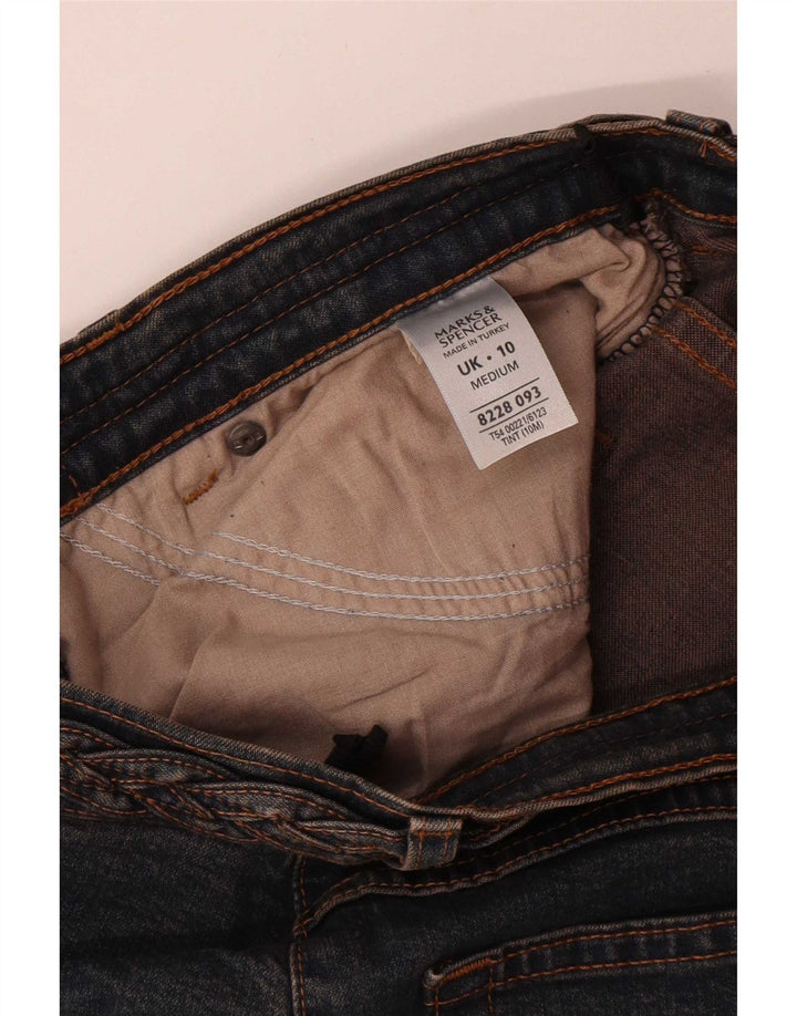 Marks & Spencer ženske traperice Bootcut UK 10 male W28 L30 tamnoplave