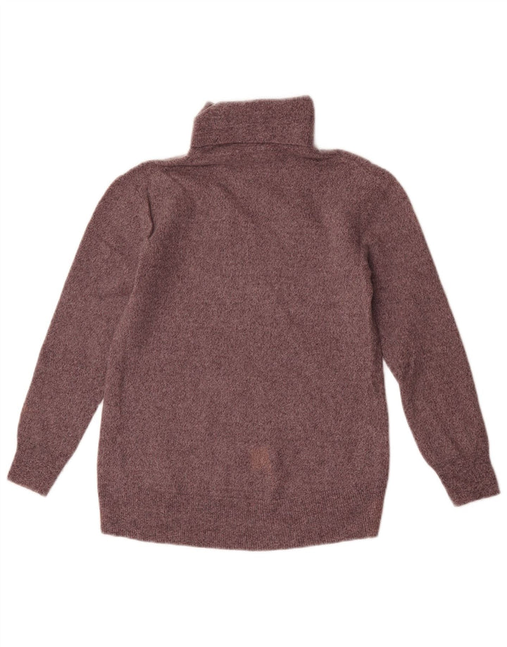 Massimo Dutti ženski džemper s rol izrezom UK 8 Mala siva vunena