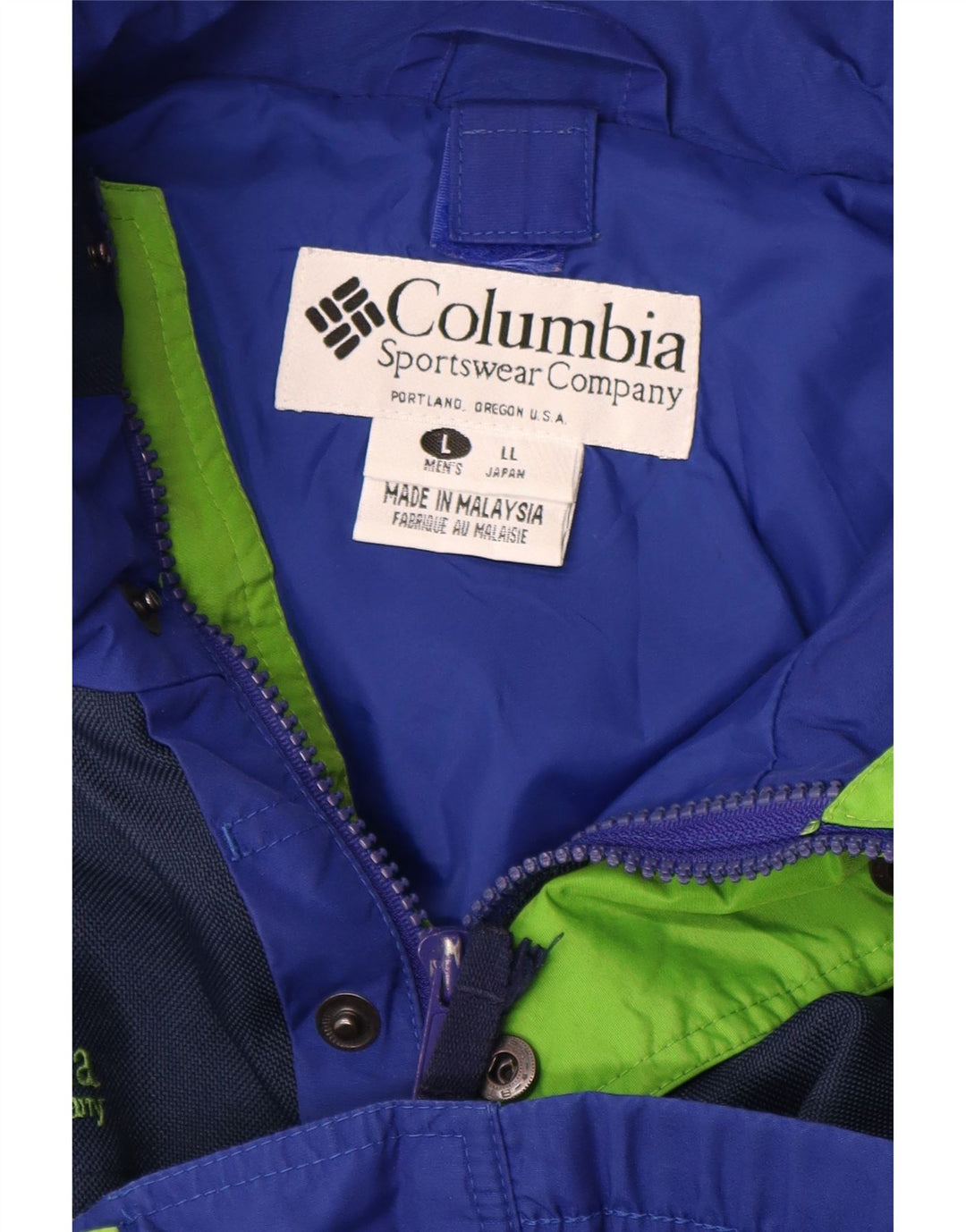 Muška kišna jakna Columbia Bugaboo UK 40 Large Blue Colourblock