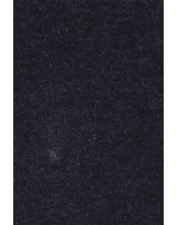 JAMES PRINGLE Veliki muški džemper s okruglim izrezom od tamnoplave vune