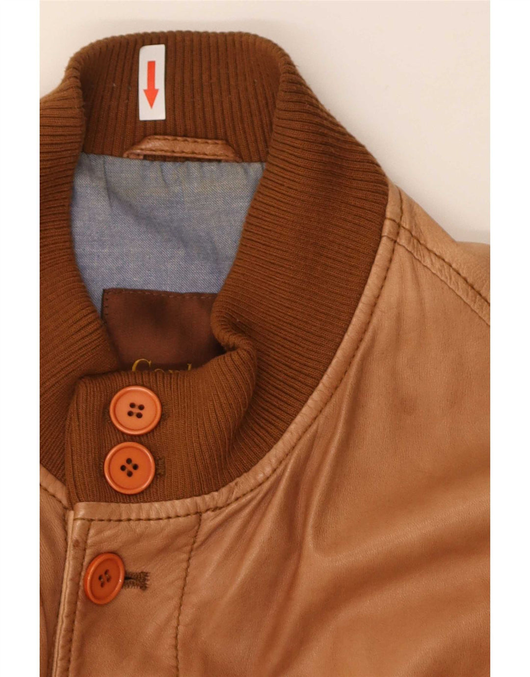Conbipel muška kožna bomber jakna IT 56 2XL smeđa