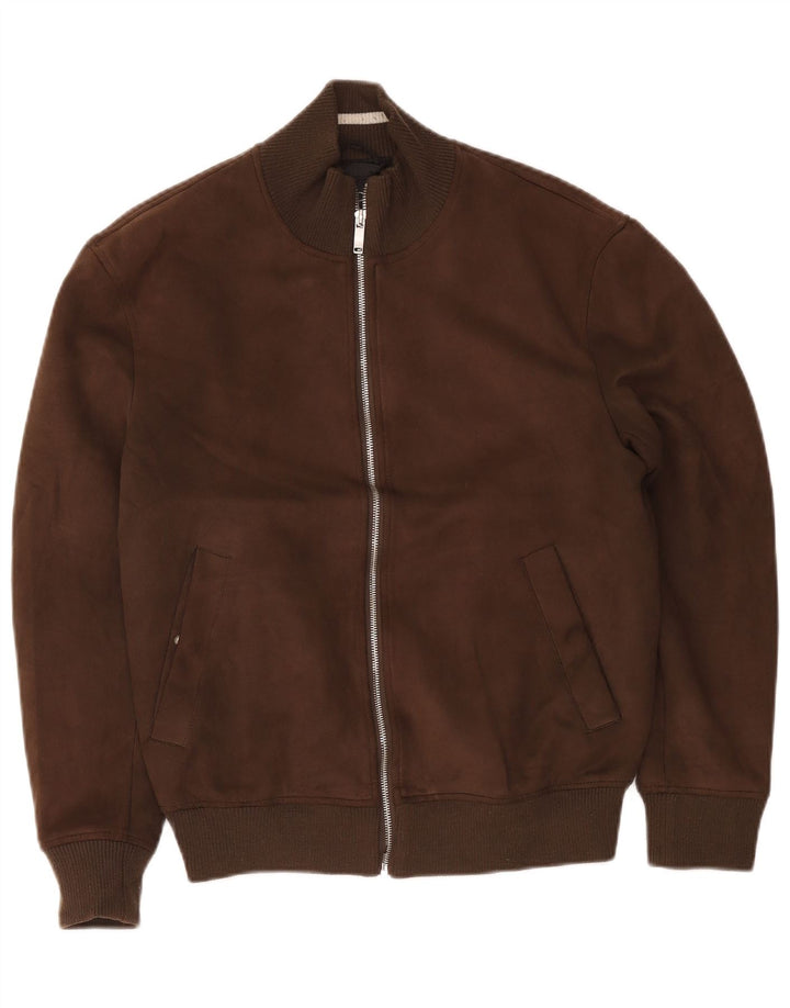 Zara muška bomber jakna UK 38 srednje smeđi poliester