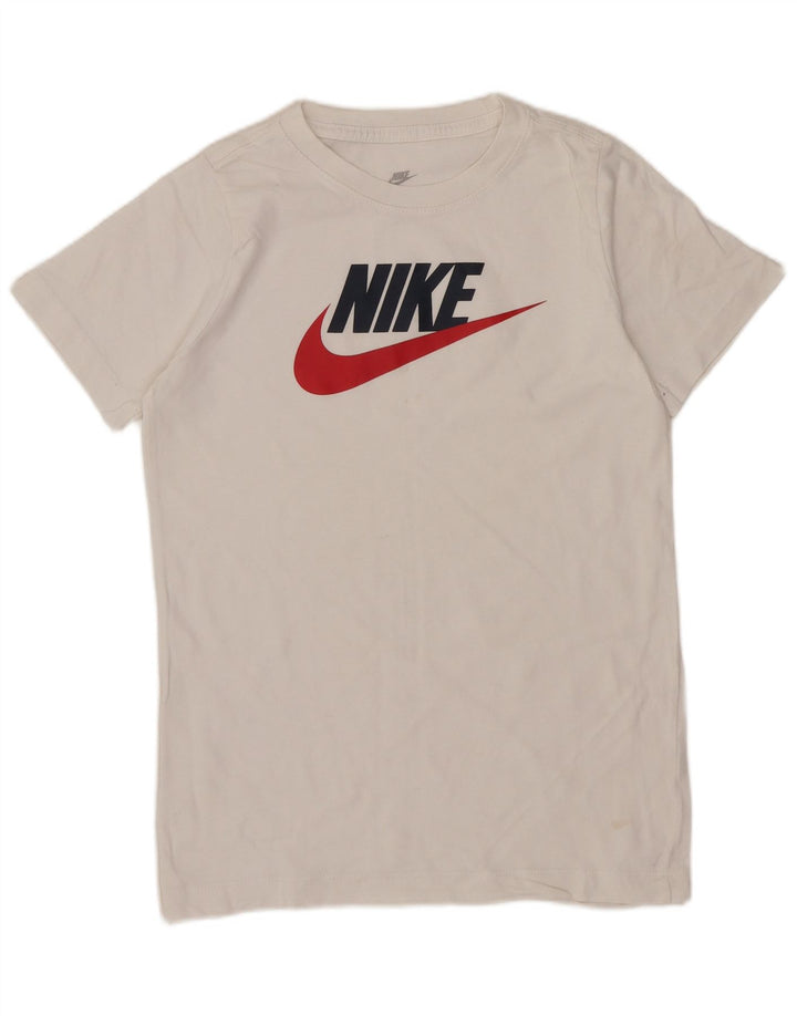 Nike Boys Graphic T-Shirt Top 10-11 Years srednje bijela