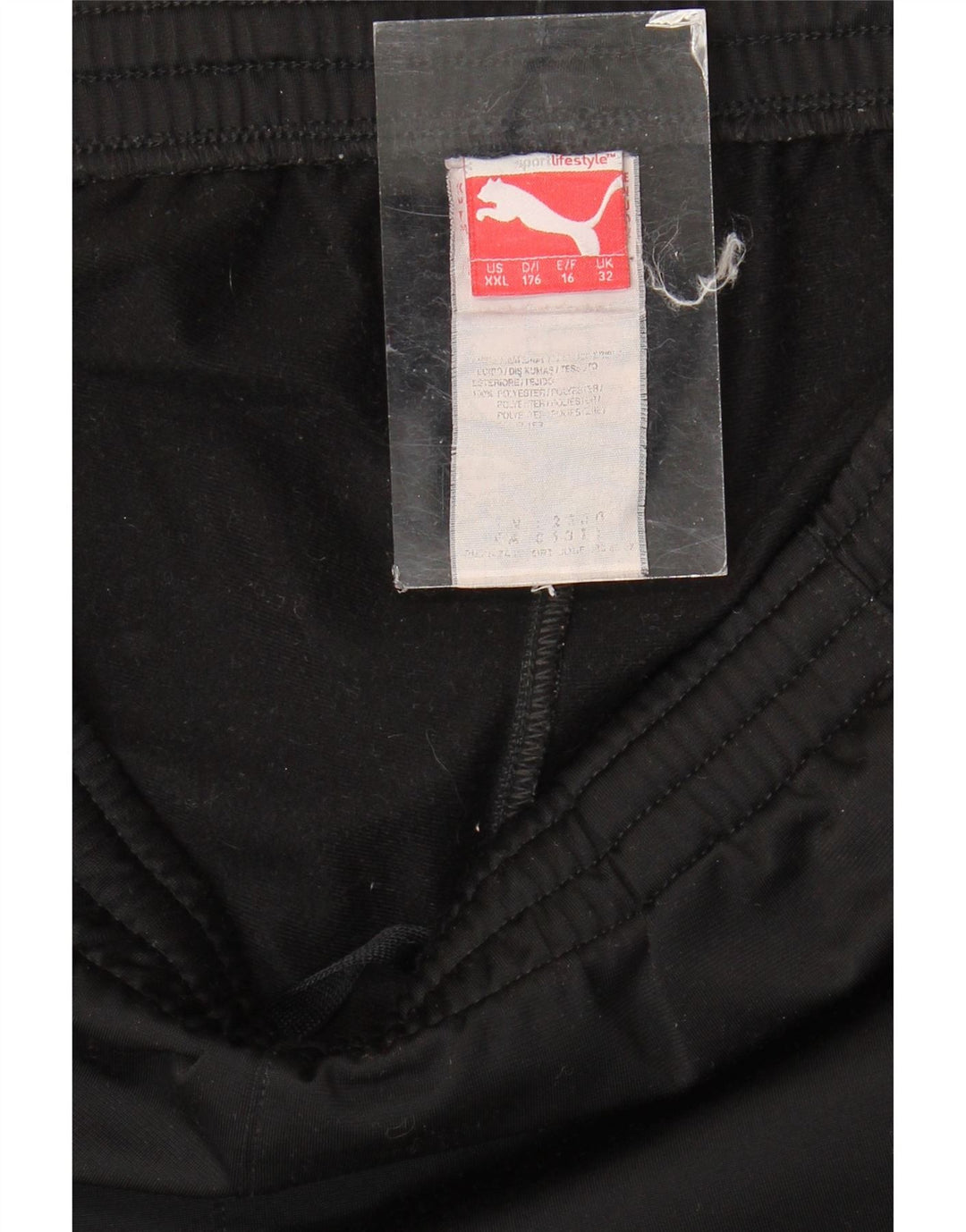 Puma Boys Graphic Trenirka Hlače Joggers 15-16 Years Black Poliester