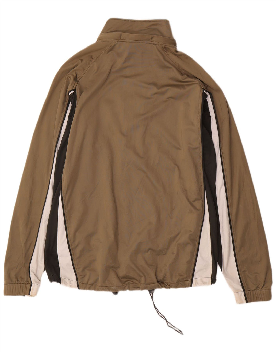 Asics muška gornja jakna trenirke srednje boje kaki poliester