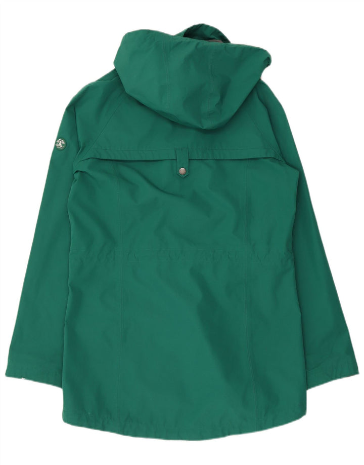 Barbour ženska kišna jakna s kapuljačom UK 10 mali zeleni poliester