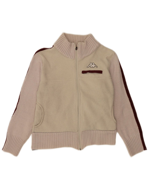 Kappa ženska jakna od flisa UK 10 Small Beige Colourblock Poliester Sports