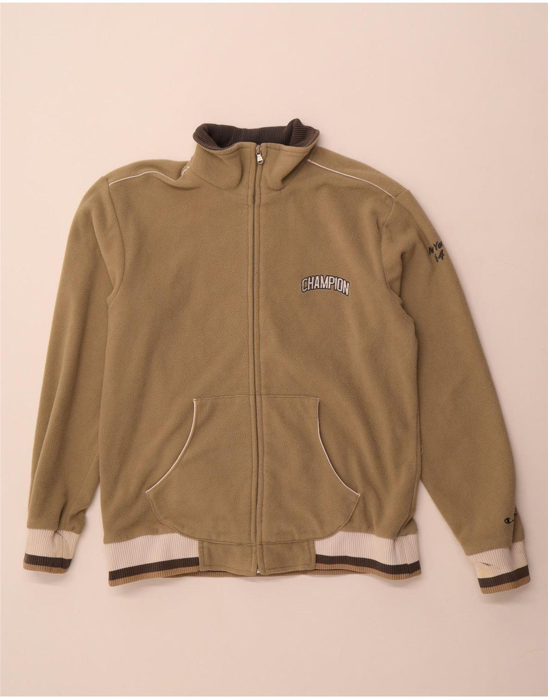 Champion ženska jakna od flisa UK 18 XL kaki poliester u boji