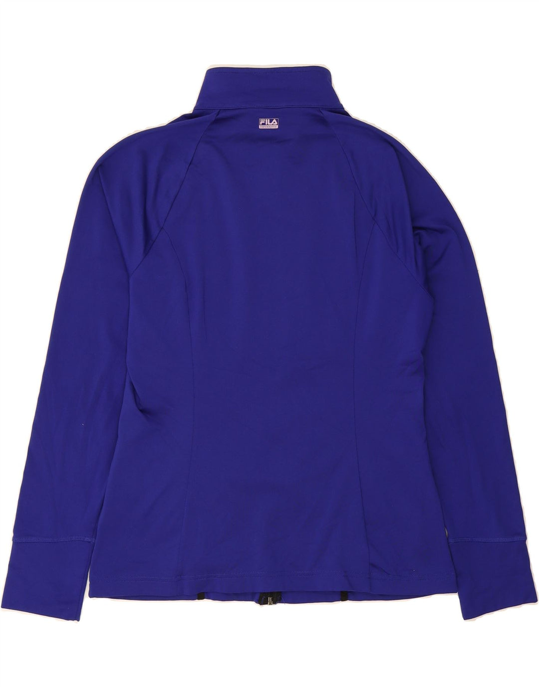 FILA Womens Tracksuit Top Jacket UK 16 Large Blue Polyester Vintage Fila and Second-Hand Fila from Messina Hembry 